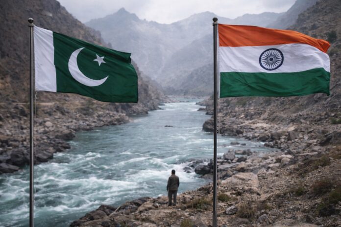 Indus River system governed by the Indus Waters Treaty between Pakistan and India