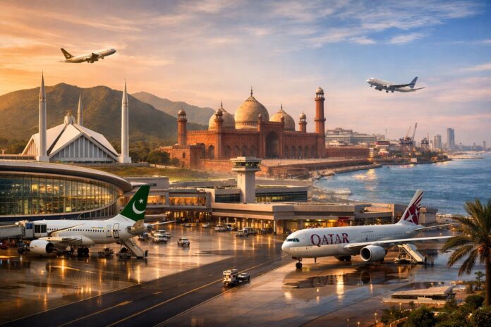 Islamabad, Lahore and Karachi airports shown as Pakistan opens aviation outsourcing to investors