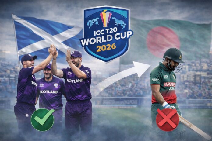 ICC announces Scotland’s inclusion in T20 World Cup after Bangladesh exit