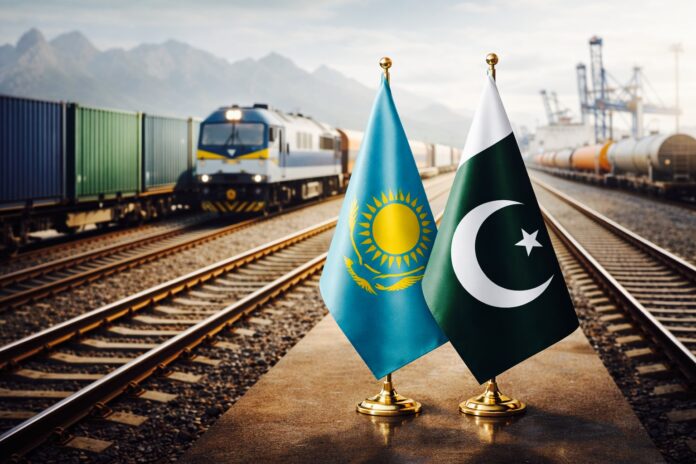 Pakistan and Kazakhstan rail connectivity project linking Central Asia to ports