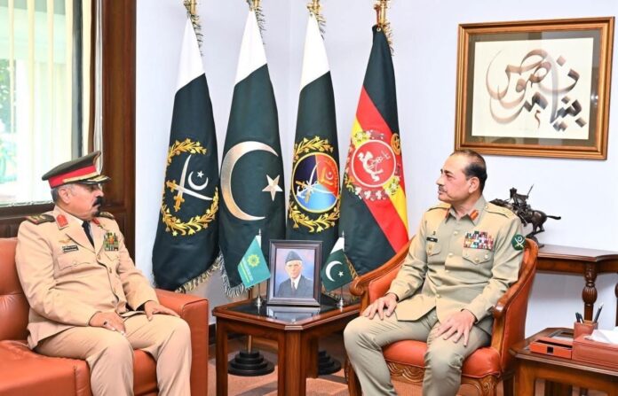 Field Marshal Asim Munir meets IMCTC Secretary General Major General Mohammed bin Saeed at GHQ Rawalpindi