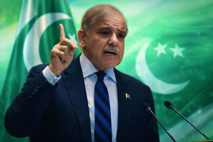 Prime Minister Shehbaz Sharif addresses Kashmir solidarity session in Muzaffarabad