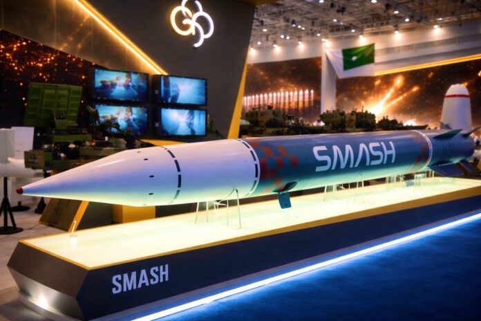 Pakistan’s SMASH hypersonic missile displayed at Riyadh World Defense Show