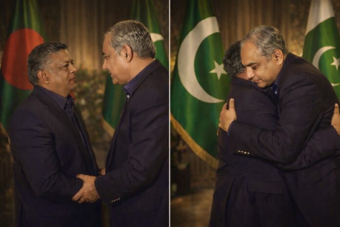 PCB Chairman Mohsin Naqvi meets Bangladesh cricket official during talks